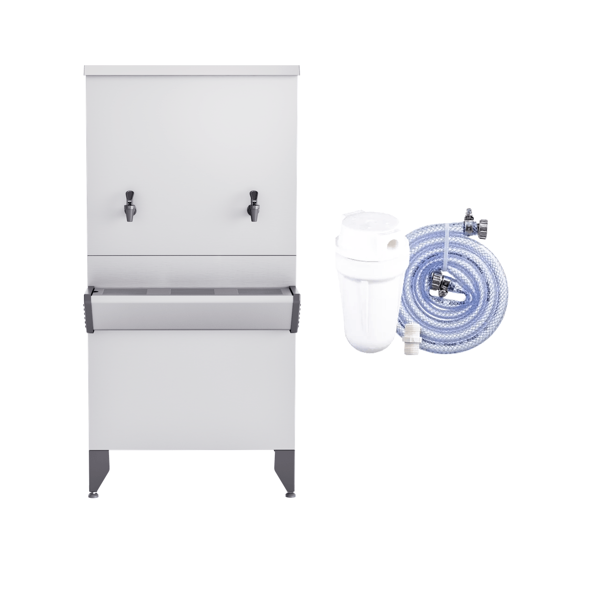 Bebedouro Industrial 50 Litros Inox Aquamax NEO050 com Filtro e Kit