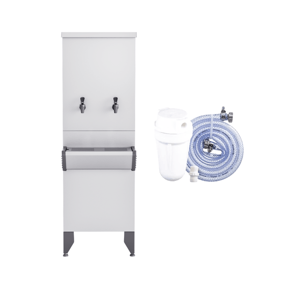 Bebedouro Industrial 25 Litros Inox Aquamax NEO025 com Filtro e Kit