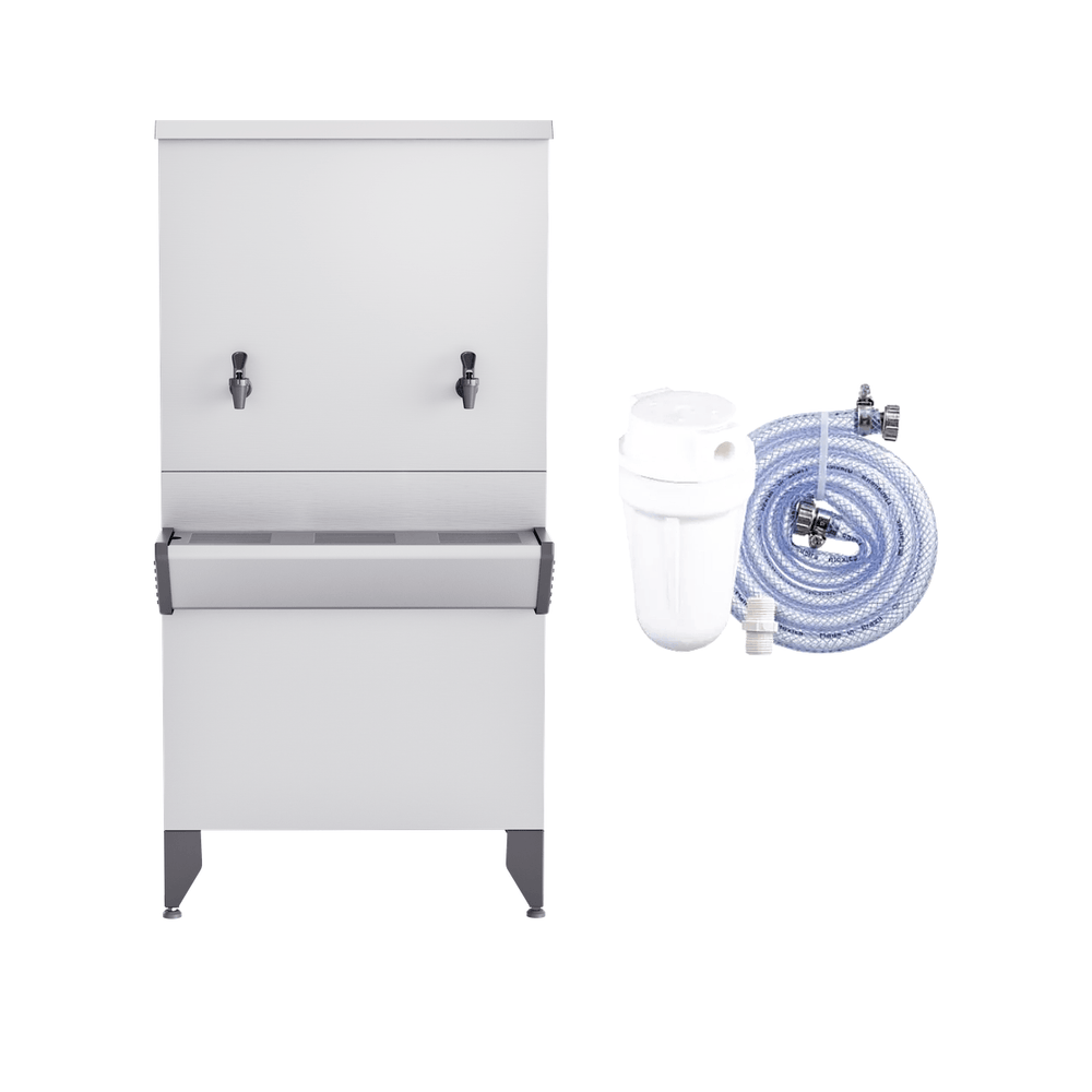 Bebedouro Industrial 50 Litros Inox Aquamax NEO050 com Filtro e Kit